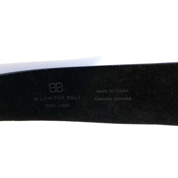 B-low The Belt sz L womens Black Gold Janelle Leather NWT New Boho Classic - Picture 3 of 3